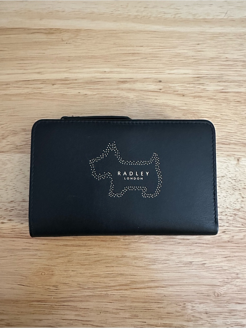RADLEY LONDON Black Leather Zip Around Bifold Wallet